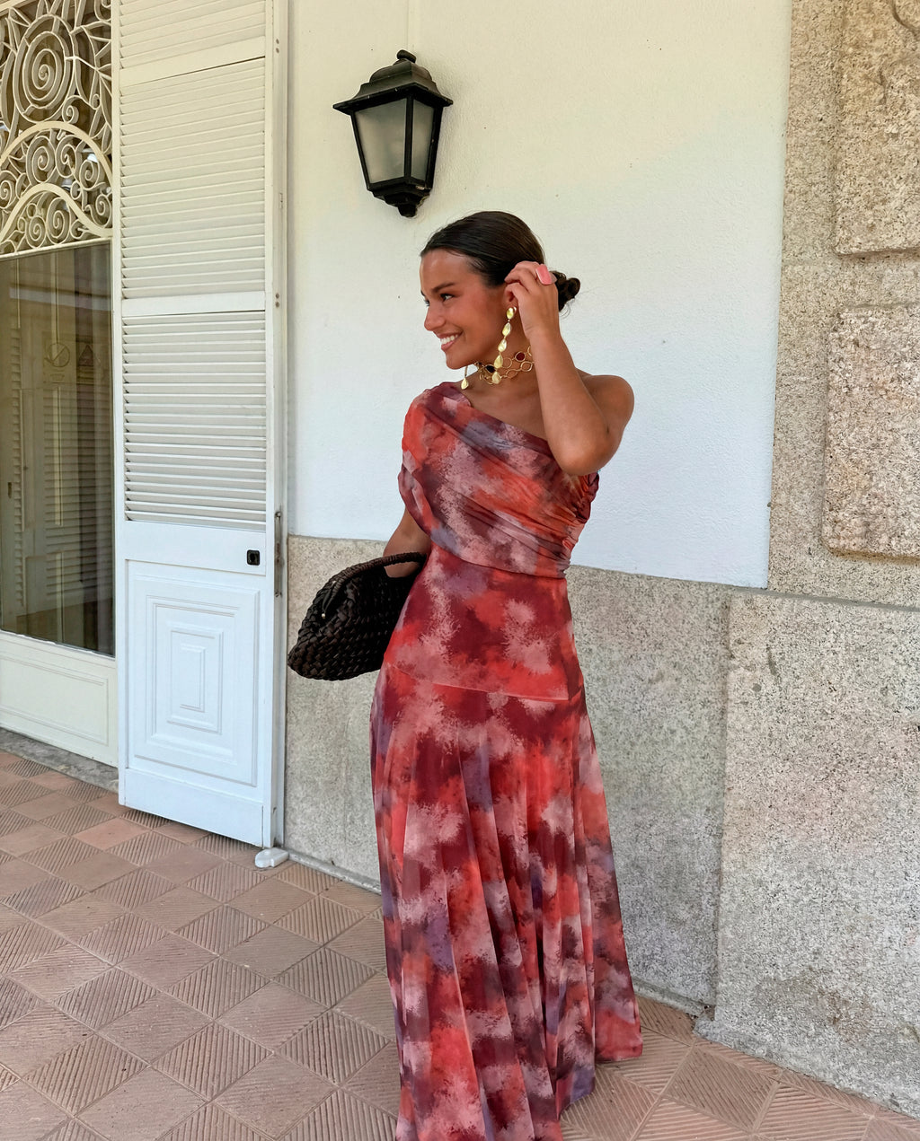 Aitana - Vestido Largo Hombro Caído