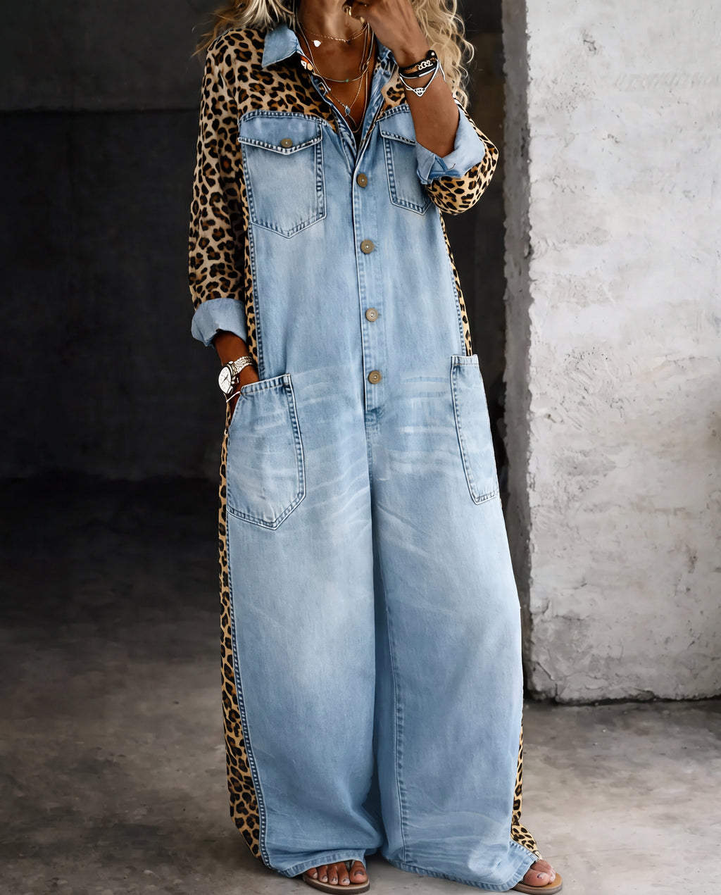 Amanda - Mono Denim Largo
