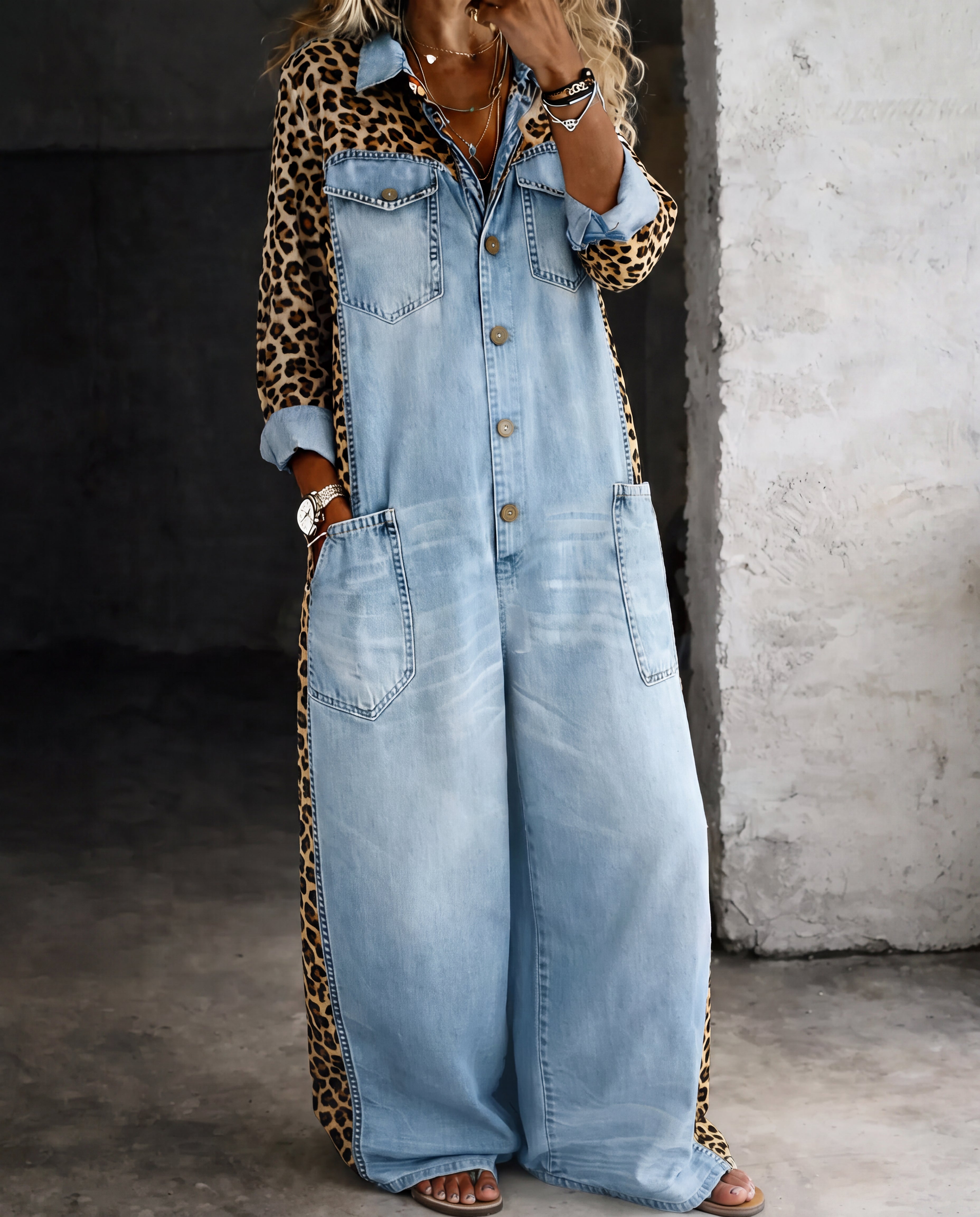 Amanda - Mono Denim Largo