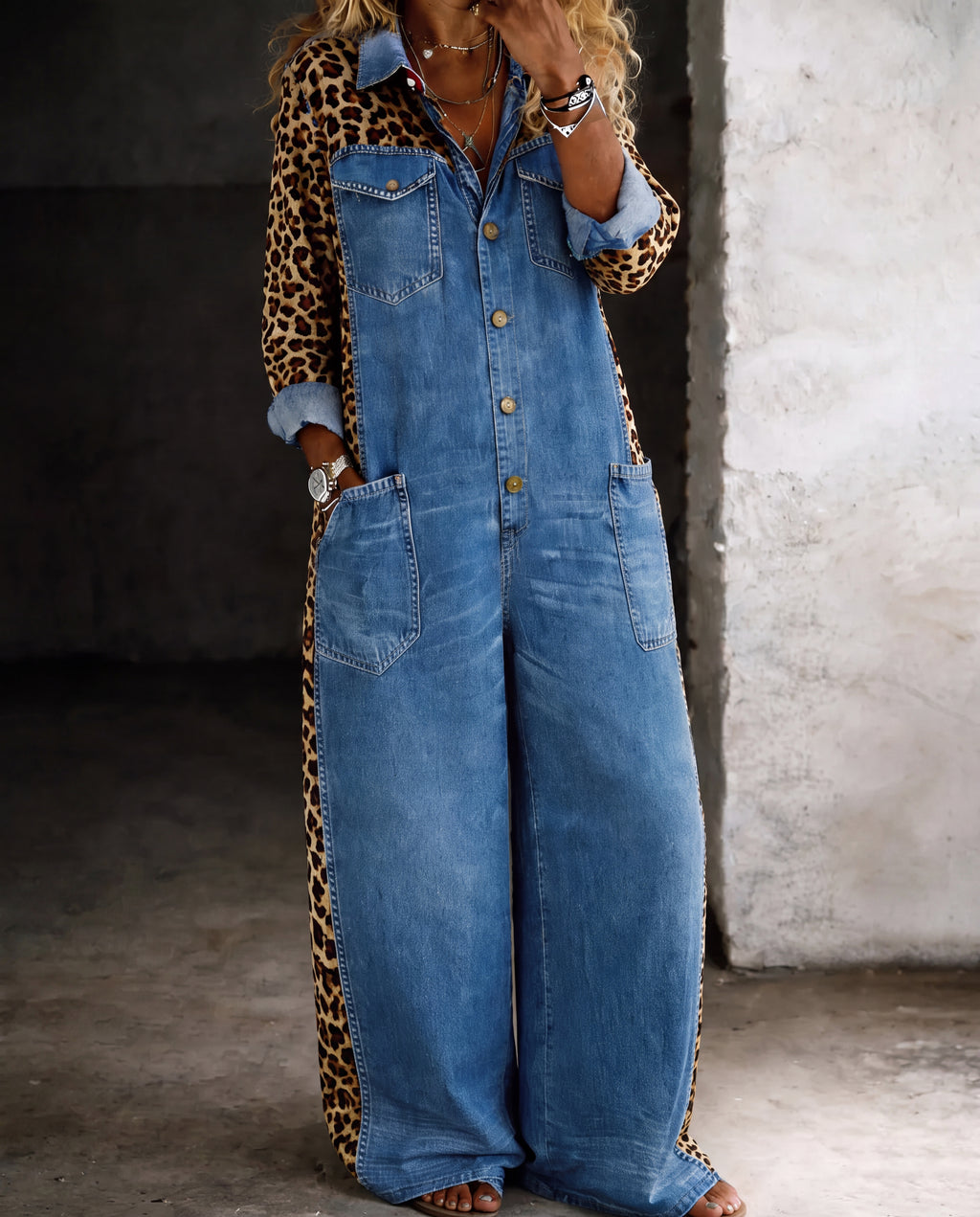 Amanda - Mono Denim Largo