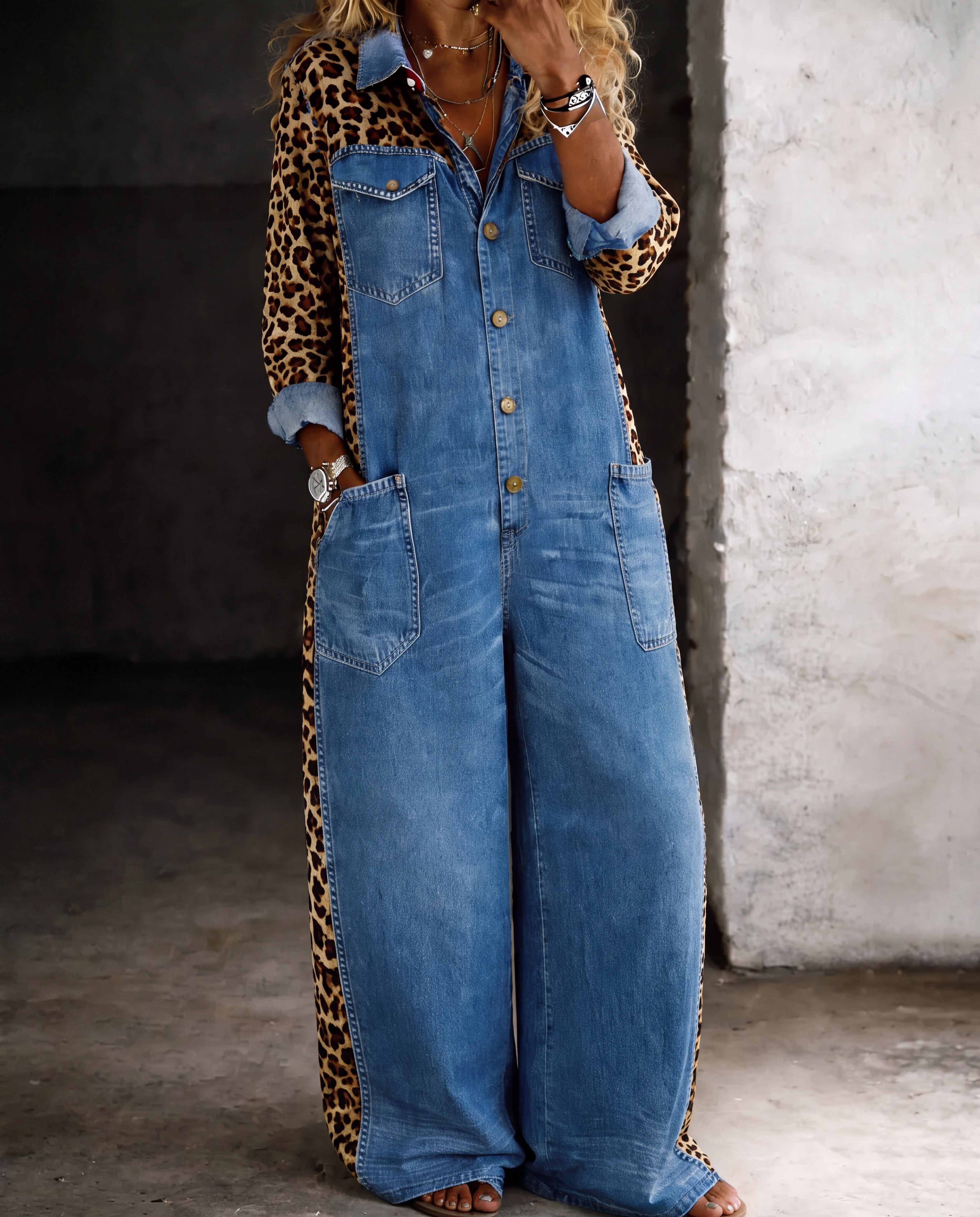 Amanda - Mono Denim Largo
