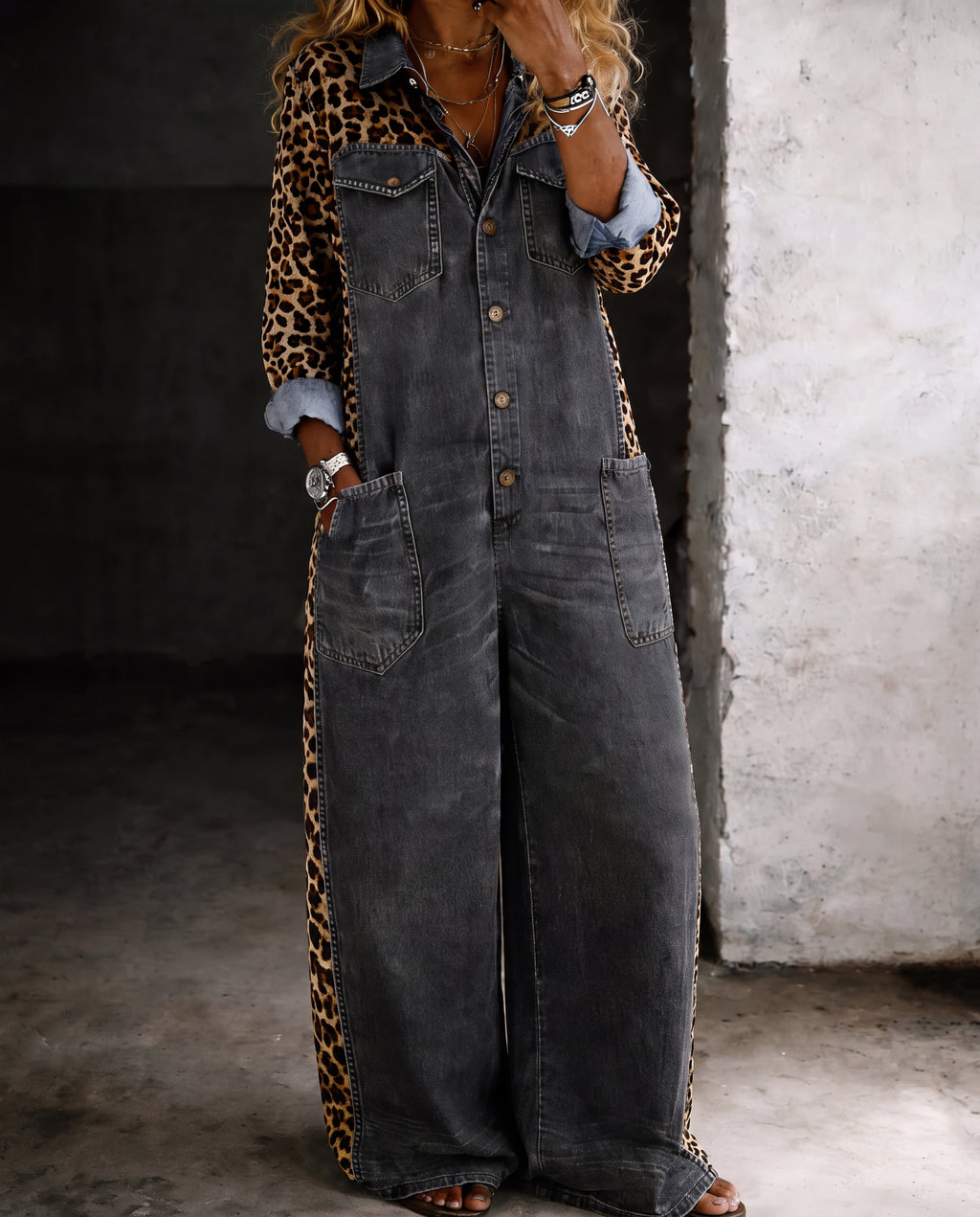Amanda - Mono Denim Largo
