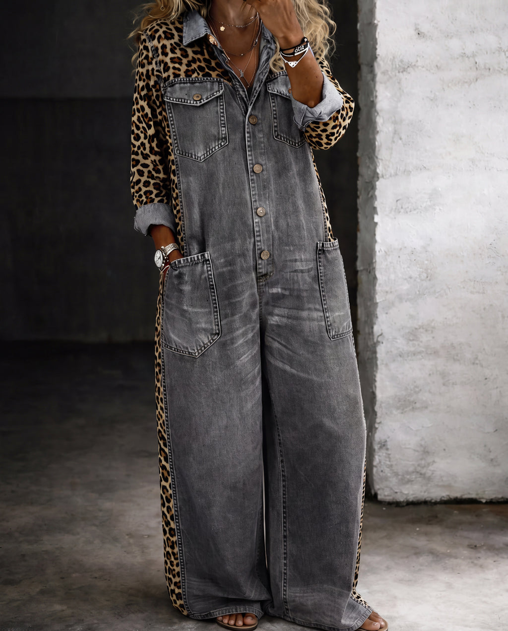 Amanda - Mono Denim Largo