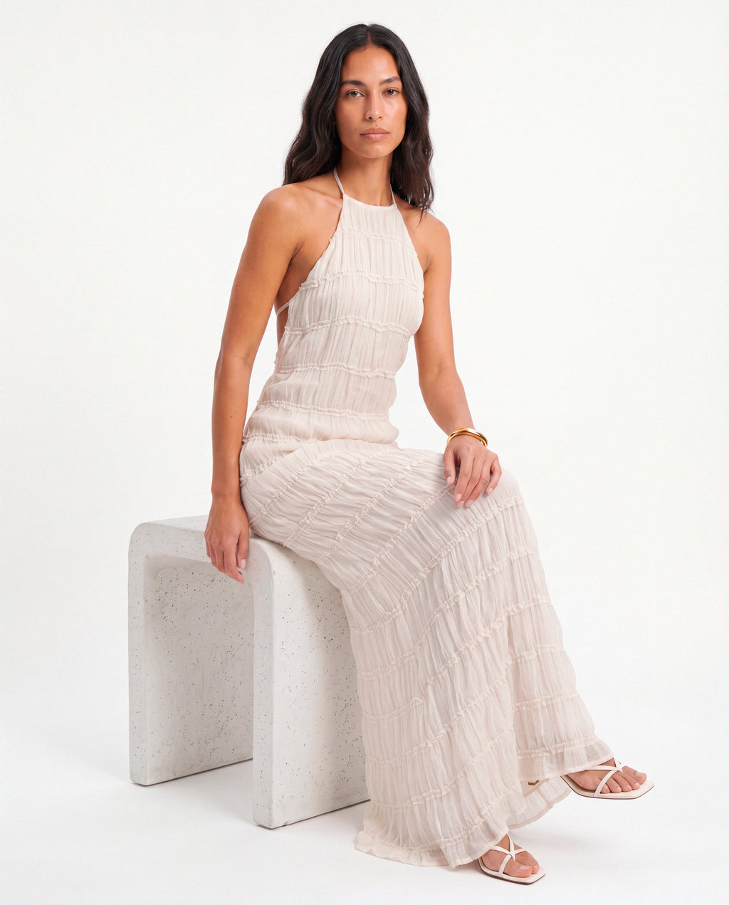 Angela - Vestido Largo Halter