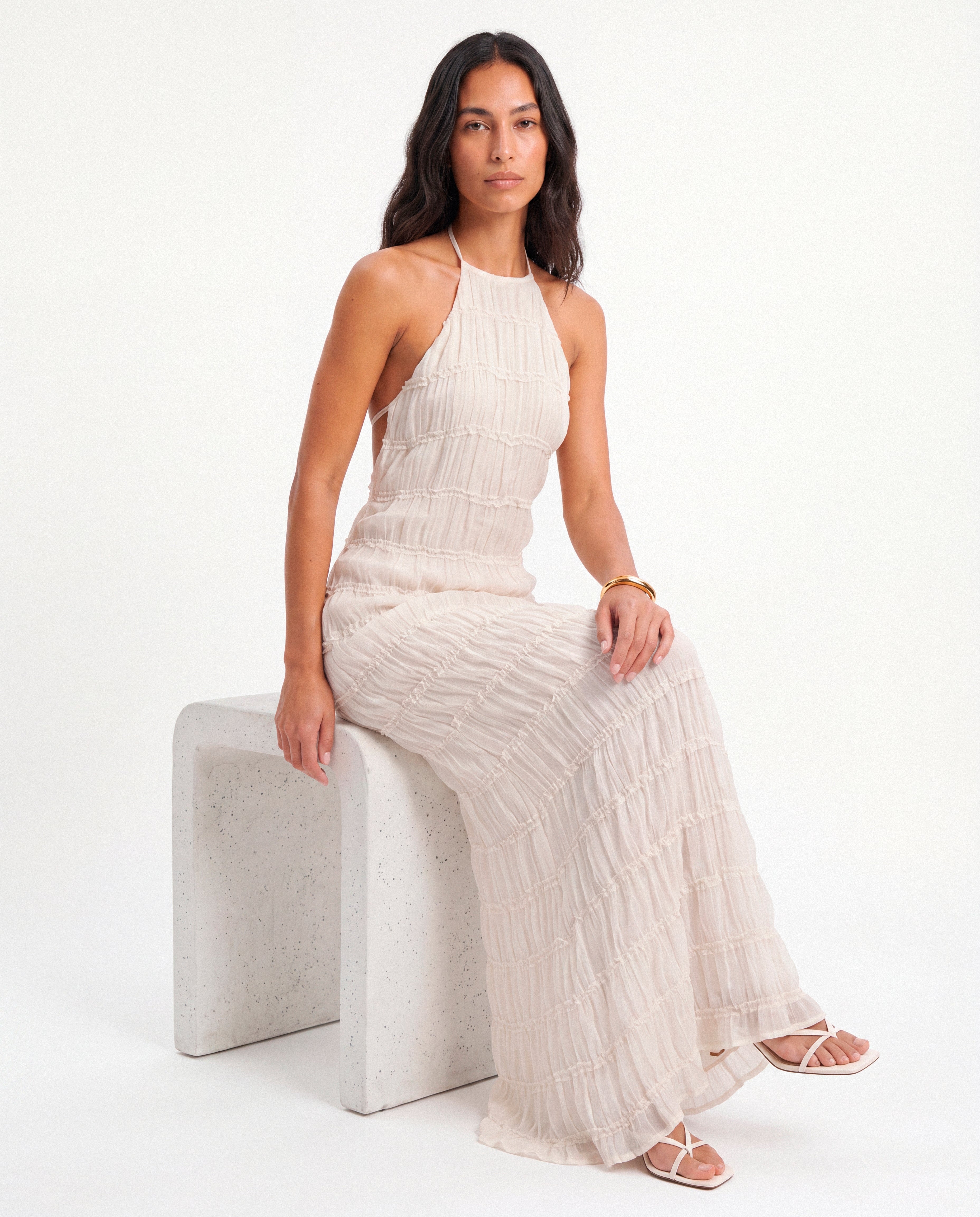 Angela - Vestido Largo Halter