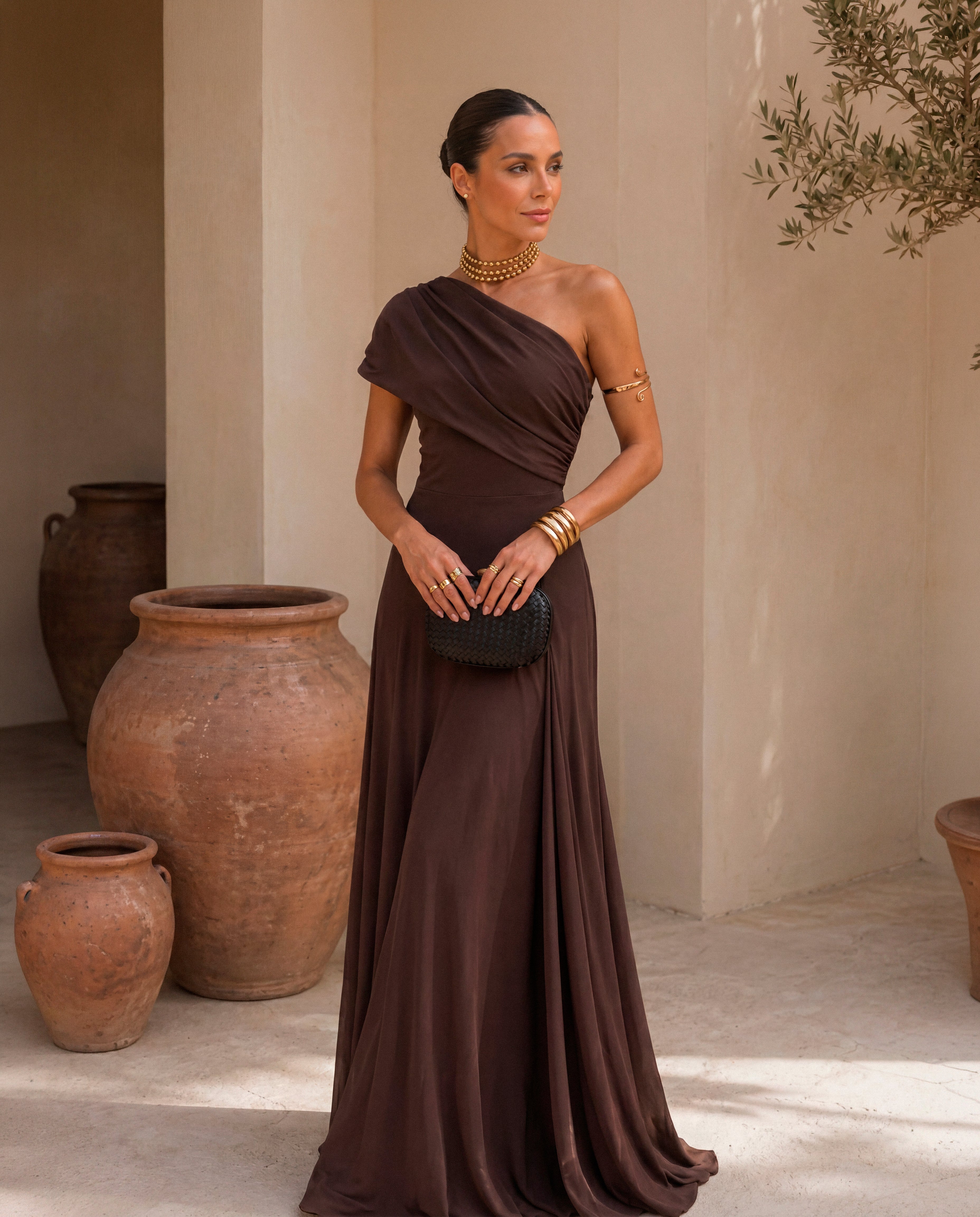 Elena - Vestido Toledo Marrón
