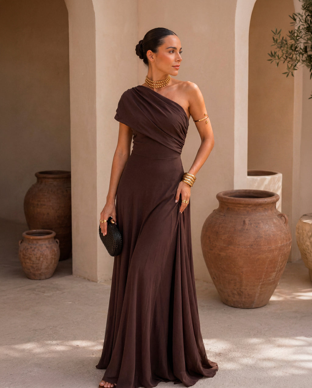 Elena - Vestido Toledo Marrón