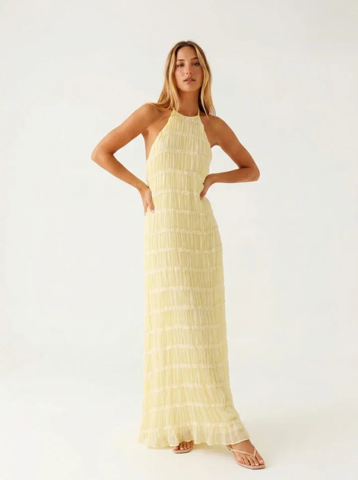 Angela - Vestido Largo Halter