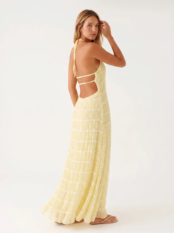 Angela - Vestido Largo Halter