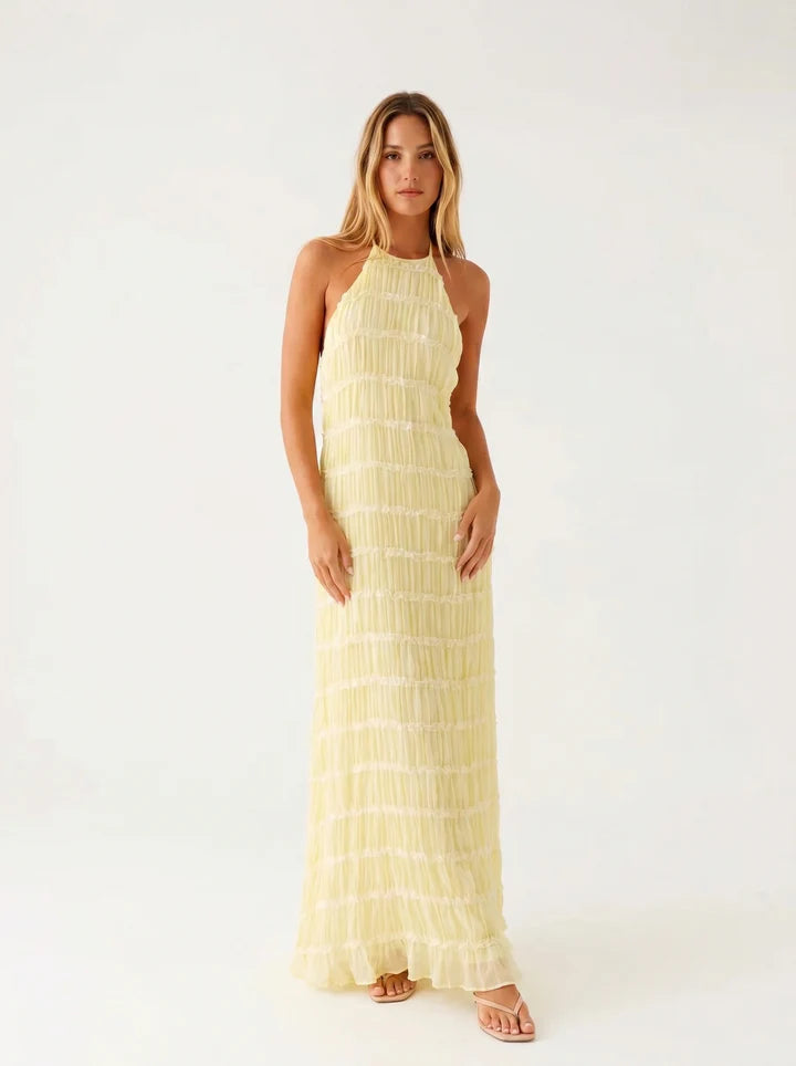 Angela - Vestido Largo Halter