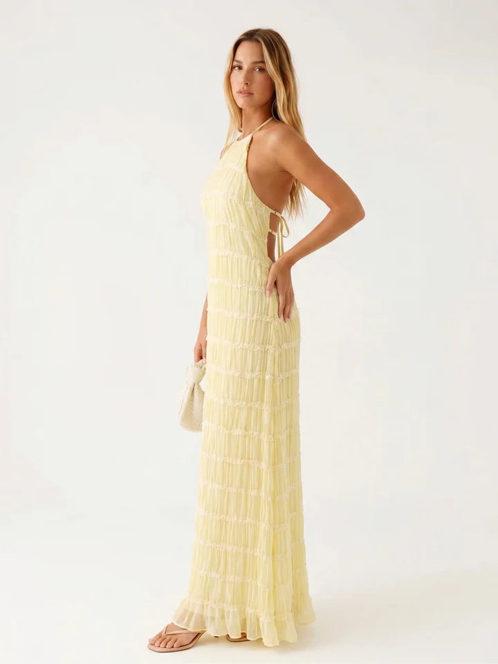 Angela - Vestido Largo Halter