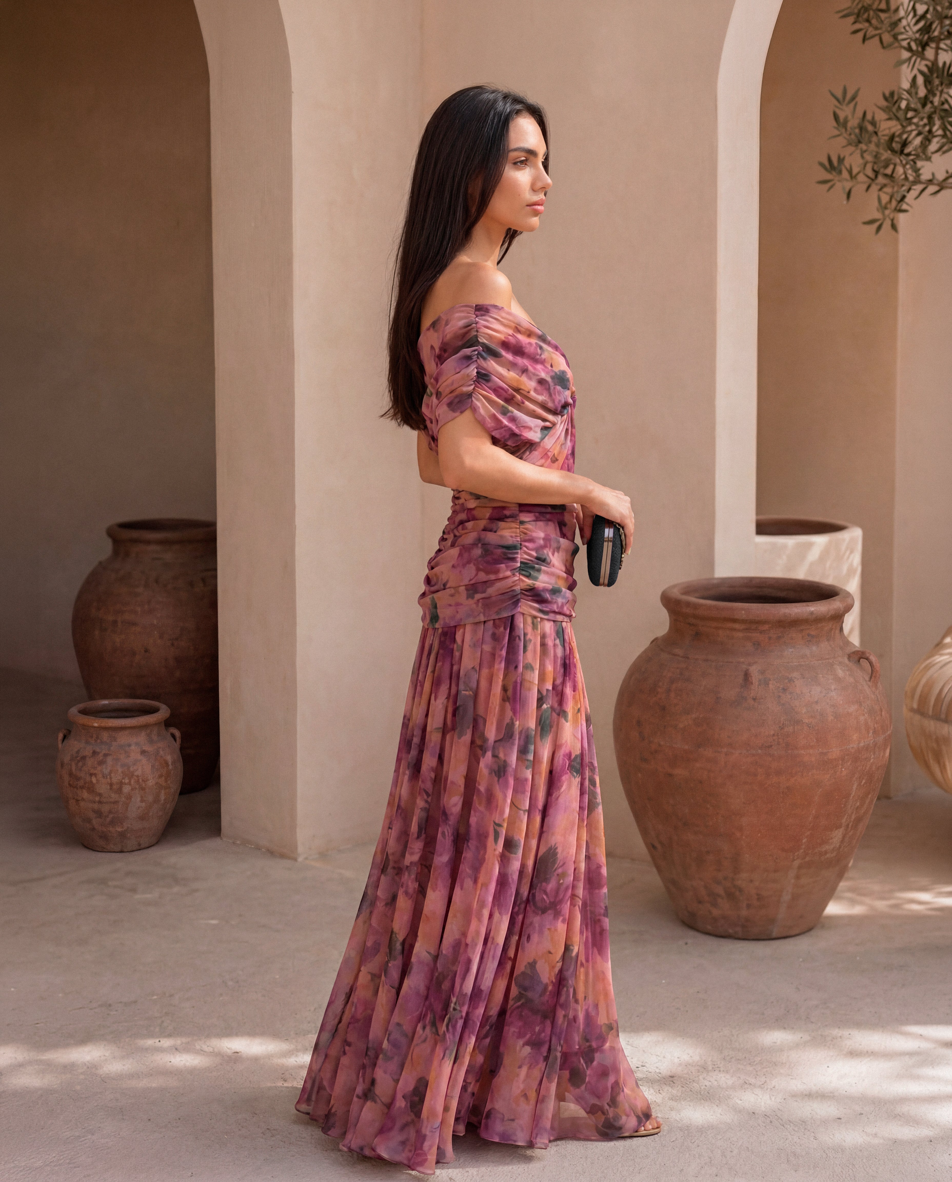 Mara - Vestido Largo Estampado Floral