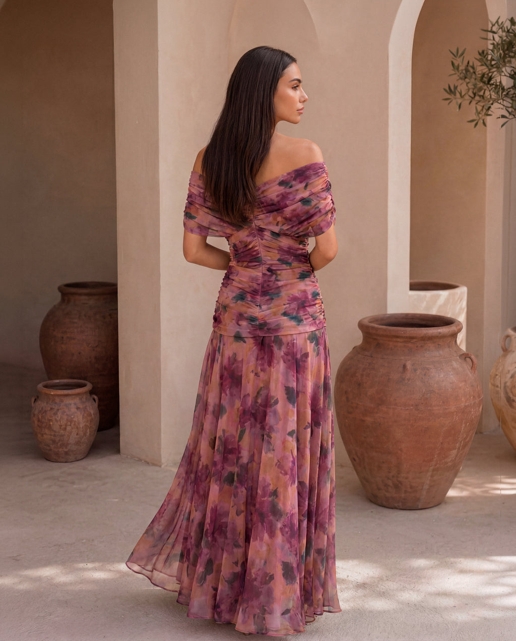 Mara - Vestido Largo Estampado Floral
