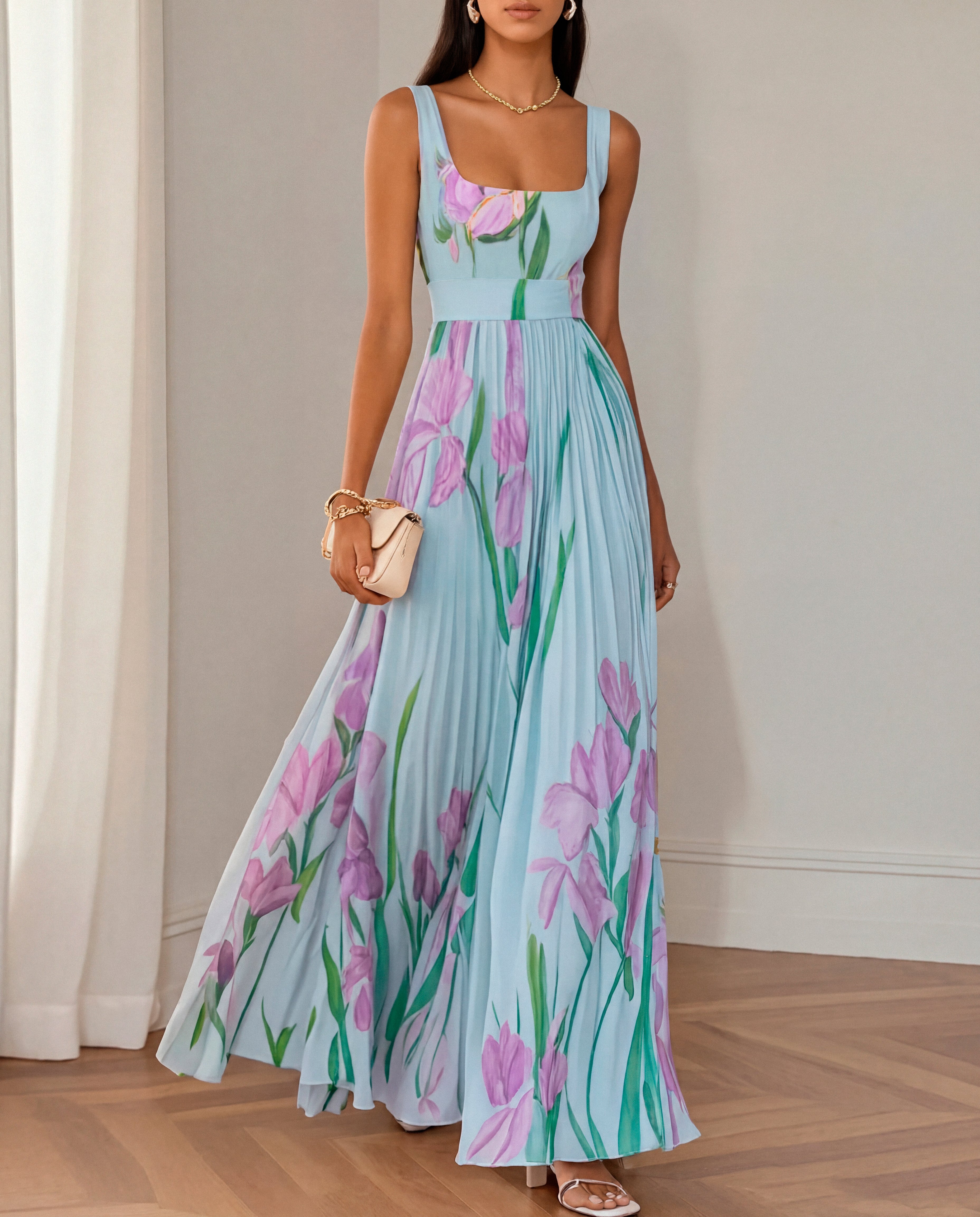 Oriah - Vestido Largo Floral