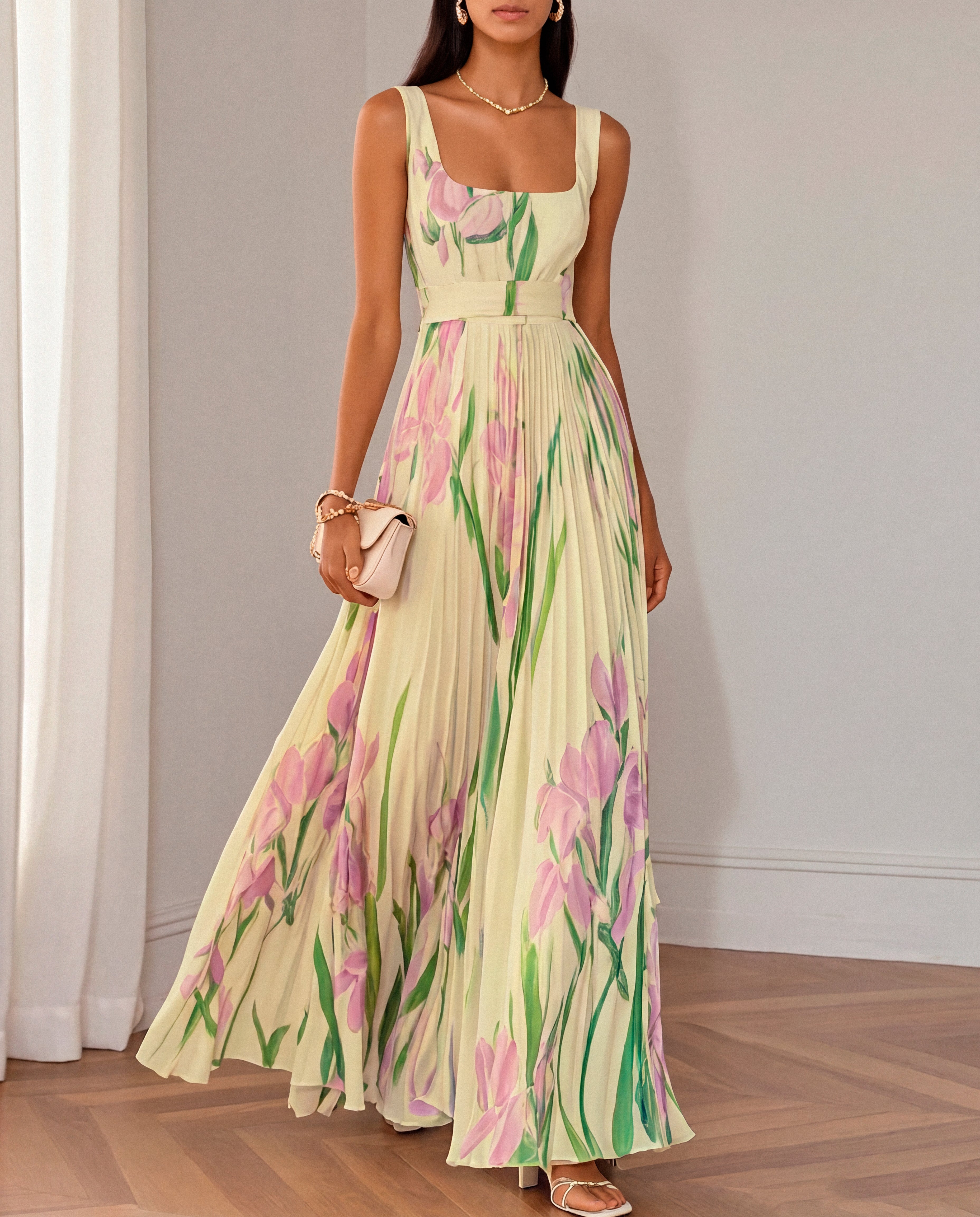 Oriah - Vestido Largo Floral